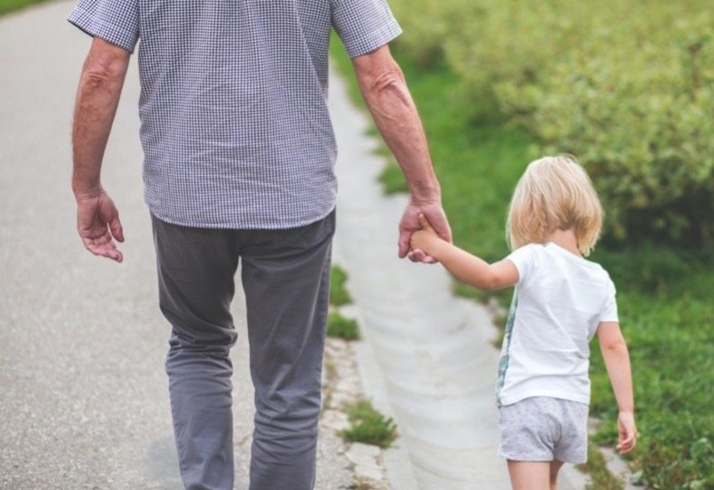Grandfather and Grandchild