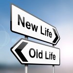 New life road sign