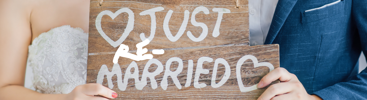 Just re-married sign