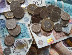 coins and bank notes