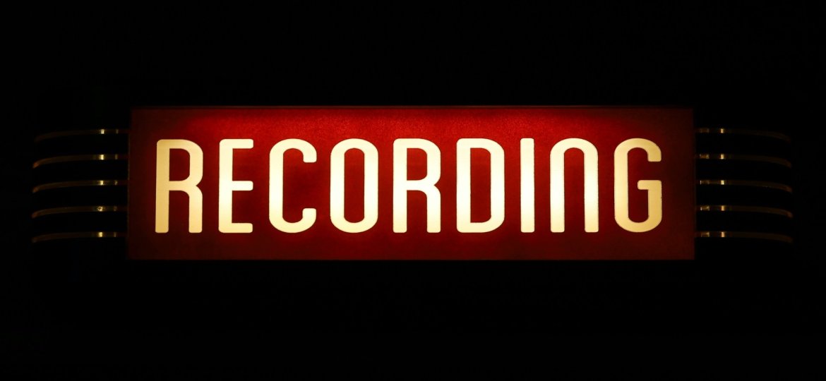 recording sign