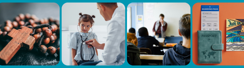 Specific Issues Order images depicting things like Medical Care, Religion and Education 