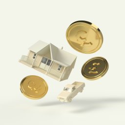 house and car and british pounds