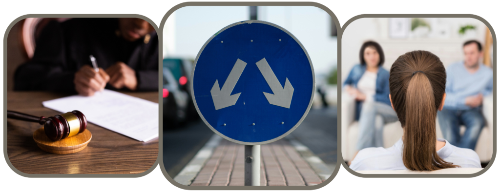 Two pronged approach, mediation in parallel to court