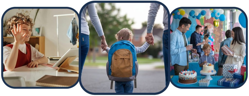 Child access - Children spending time with separted parents