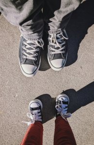 Parent and child matching shoes