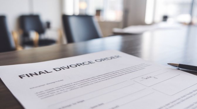 final order documents on a table