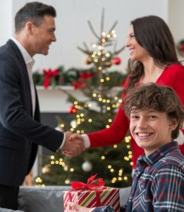 Separted parents agreeing on christmas presents for their child