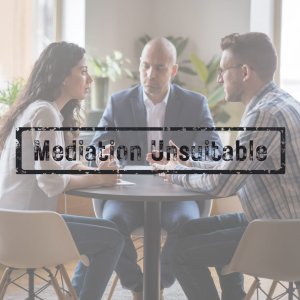 Mediation Deemed Unsuitable