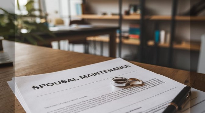 Spousal Maintenance Agreement